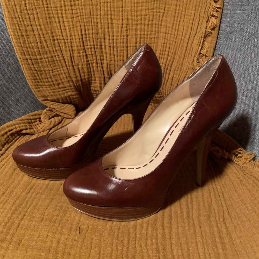 Enzo Angiolini Rich Brown Heels